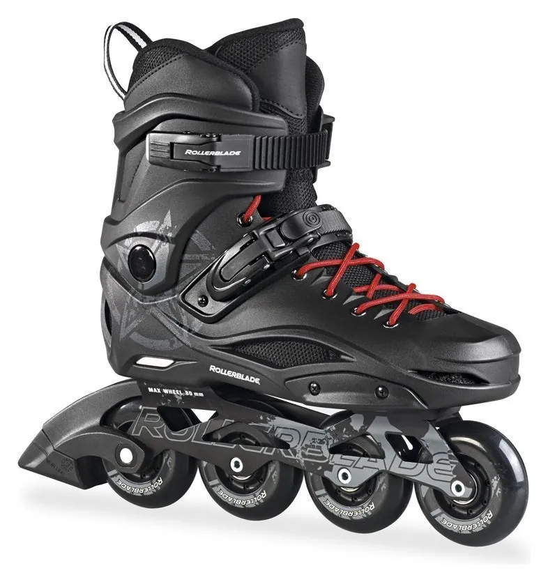 Роликові коньки для дорослих Rollerblade RB 80 42 (9US) 270мм Black/white (07506000 787) O (300мм)