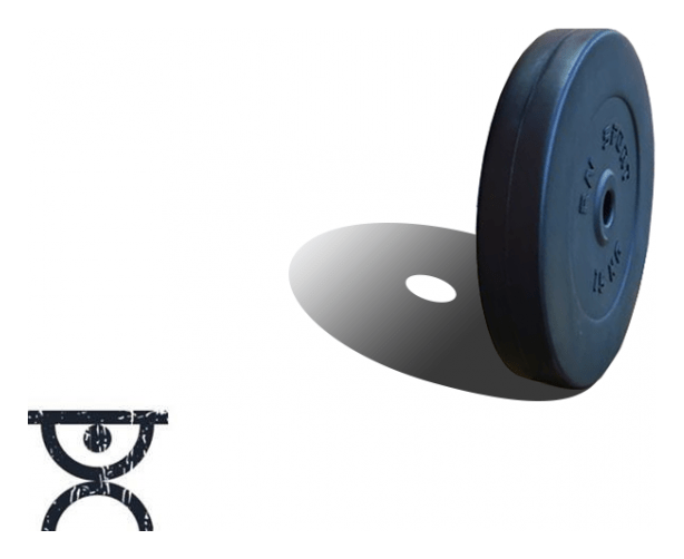 Диск для штанги Rn-Sport на 15 кг (51 мм)