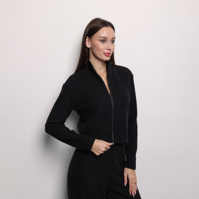 Женский черный повседневный костюм. Женский костюм Pobedov Twin черный.