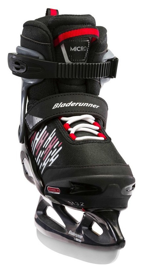 Ледовые коньки детские раздвижные Bladerunner MICRO ICE 32-37 (2.0US) Black/white (0G122800)