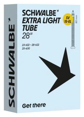 Камера 28" (23/28-622/630) Schwalbe SV15-EL EXTRA LIGHT 80мм