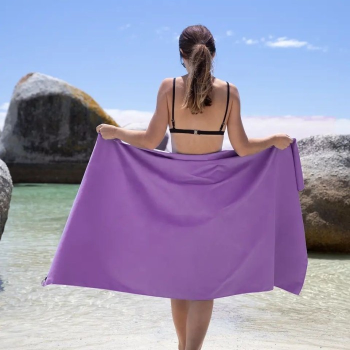 Полотенце антибактериальное быстросохнущее Fitness Naturehike NH20FS009, 100*30, черное