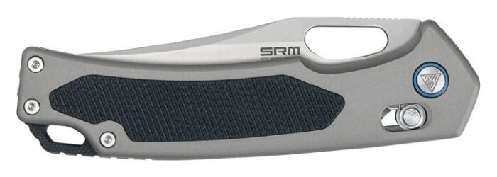 Ніж складаний SRM Retriever 9203-AK, чорно-сірий, укр, укр