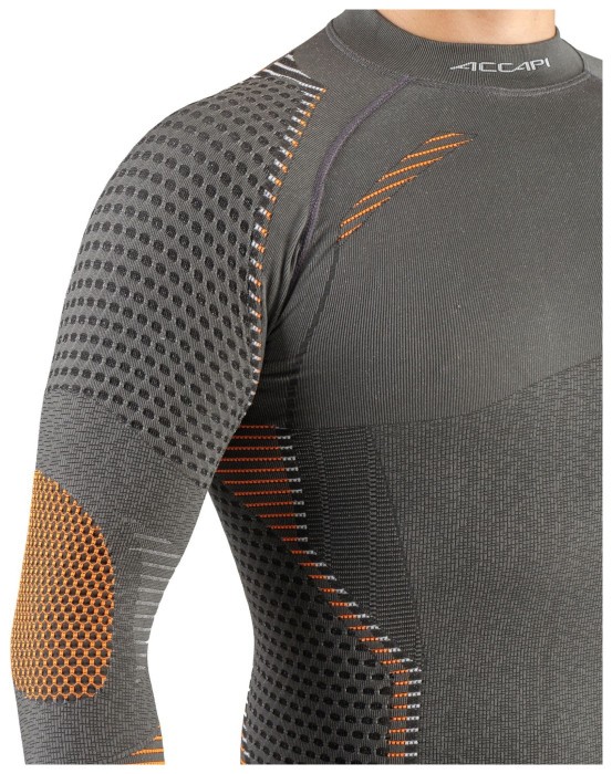 Термофутболка з довгим рукавом чоловіча Accapi Ergoracing, Antracite/Black, XS/S