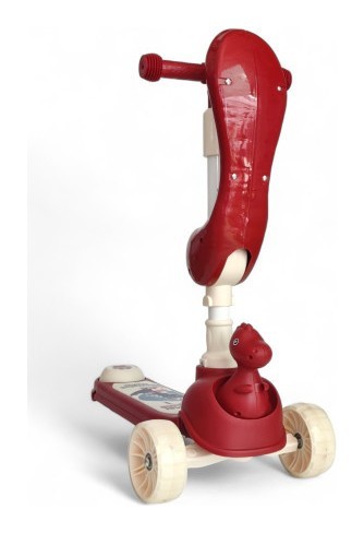 Дитячий самокат з сидінням 2 в 1 Scooter Animal 8107