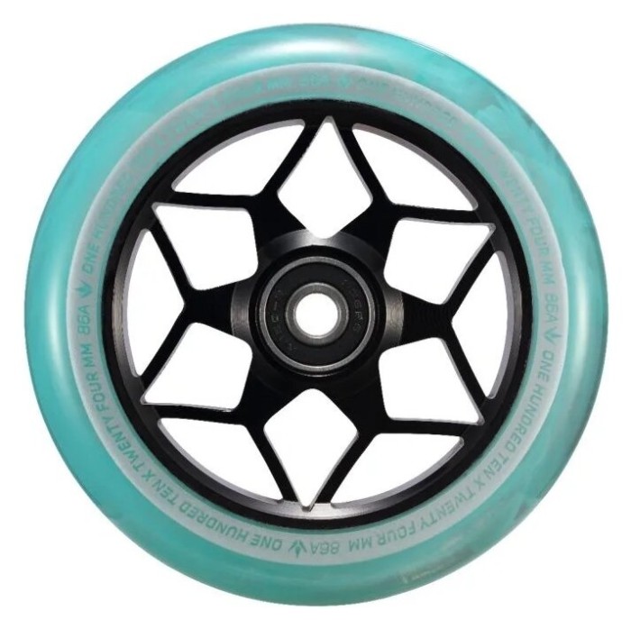 Колесо для трюкового самокату BLUNT DIAMOND 110мм x 24мм Smoke Teal, укр, укр