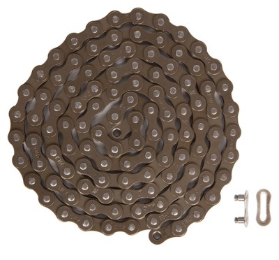 Цепь приводная KMC Z1 1/2х1/8х112L на 1 скорость, коричневая