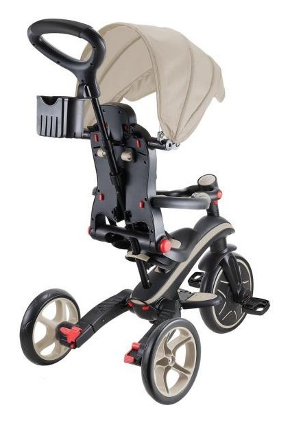 Велосипед дитячий GLOBBER серії EXPLORER TRIKE FOLDABLE 4в1, пісочний, до 20кг, 3 колеса