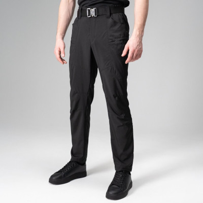 Мужские брюки Slavni повседневные черные, Брюки карго Slavni Vento черные