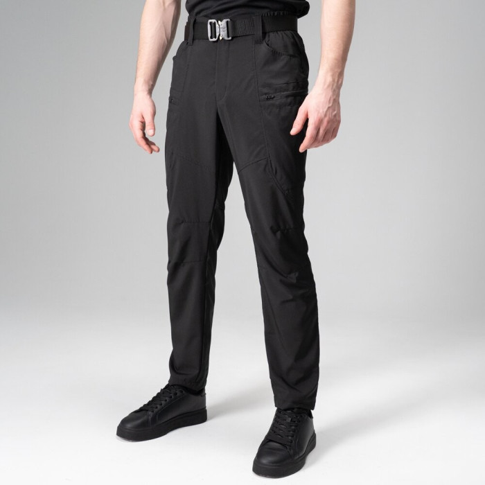 Мужские брюки Slavni повседневные черные, Брюки карго Slavni Vento черные