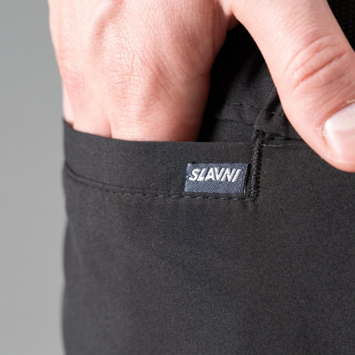 Мужские брюки Slavni повседневные черные, Брюки карго Slavni Vento черные