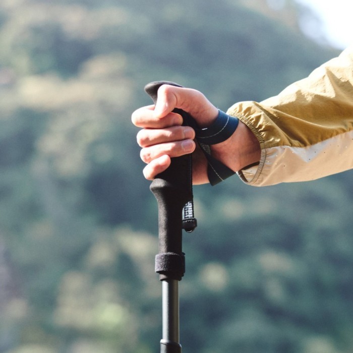 Трекінгова палиця Naturehike CNK2450DS013, 115-135 см, чорна, укр, укр