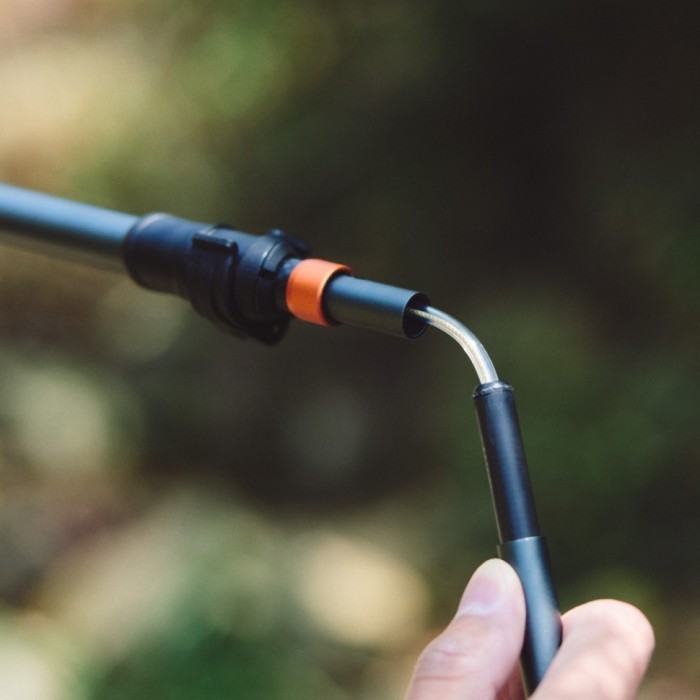 Трекінгова палиця Naturehike CNK2450DS013, 115-135 см, чорна, укр, укр