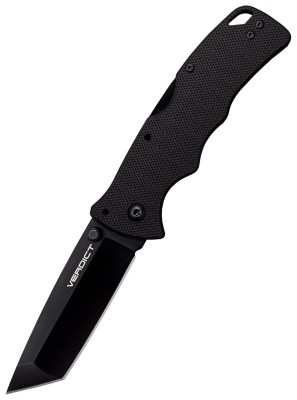Ніж складаний Cold Steel 3" Verdict, Tanto, AUS10A, Black