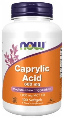 Caprylic Acid 600mg - 100 sgels