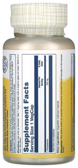 L-Phenylalanine 500mg - 60 vcaps