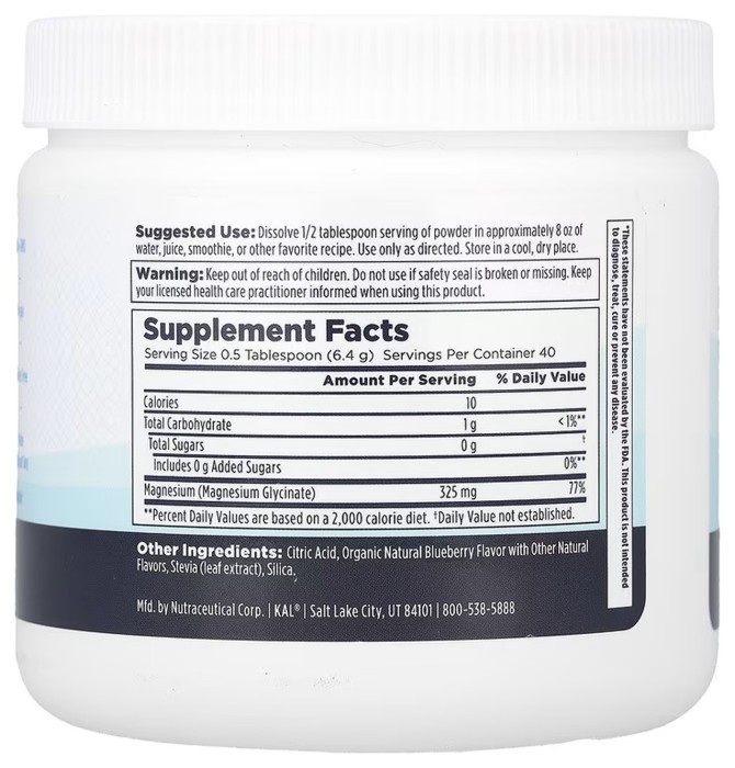 CALMING Magnesium Powder - 256g Blueberry