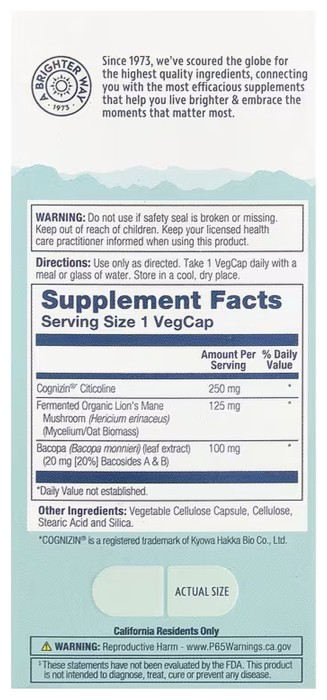 SharpMind Nootropics Focus - 30 vcaps