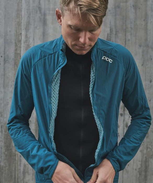 Чоловіча вітровка POC Pro Thermal Jacket, Light Basalt Blue