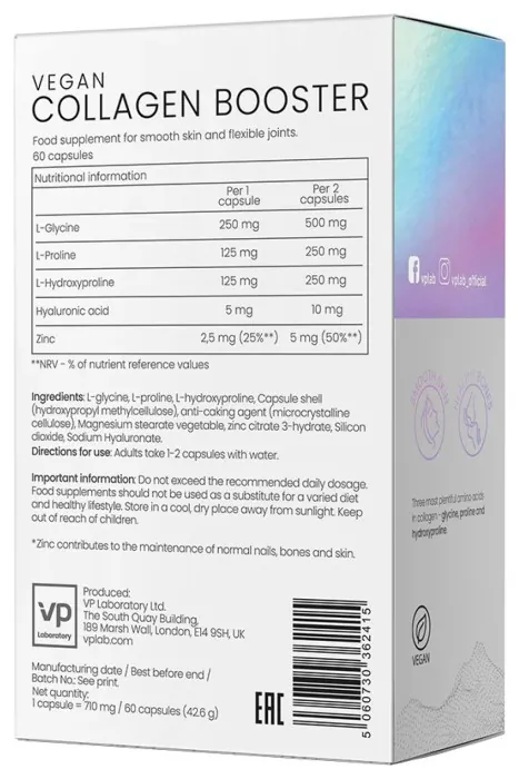 Vegan Collagen Booster - 60 caps