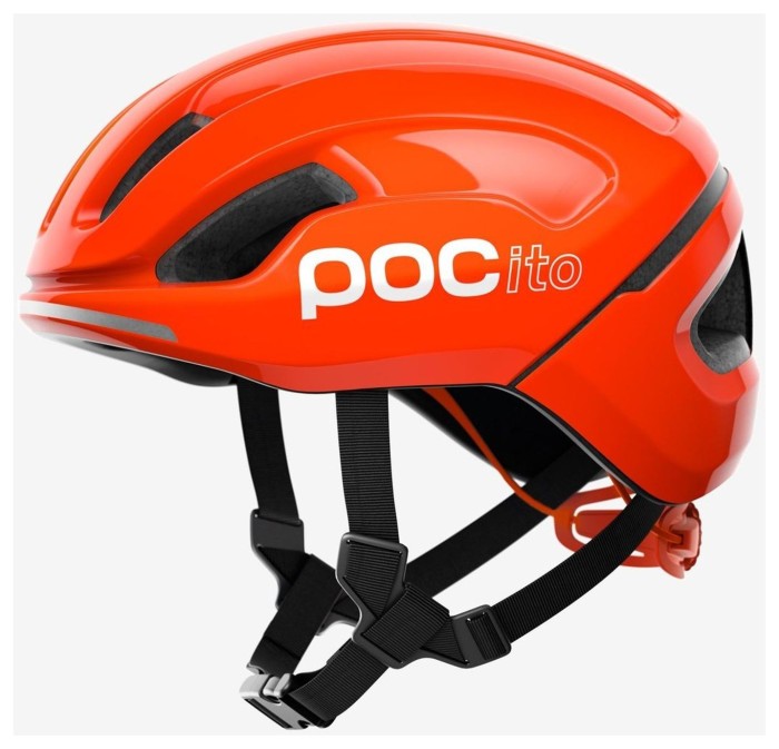Дитячий велошолом POCito Omne SPIN Fluorescent Orange, XS