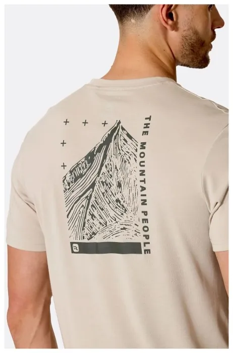 Футболка чоловіча Rab Crimp Collage Tee, Dark Melba, M
