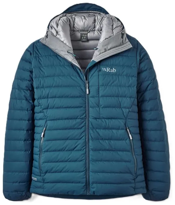 Чоловічий пуховик Rab Microlight Windstopper Hoody, Tempest Blue