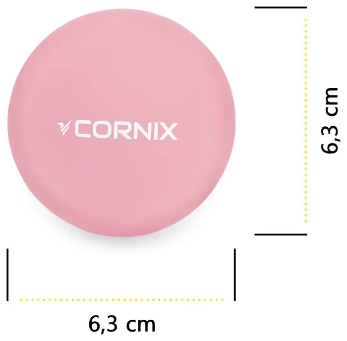 Массажный мяч Cornix Lacrosse Ball 6.3 см XR-0121 Pink