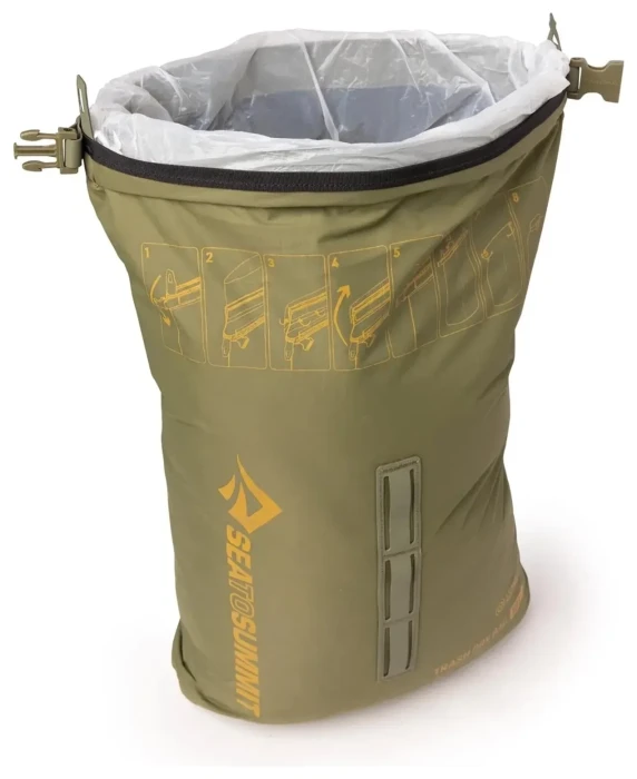 Гермочехол для мусора Trash Dry Bag, Burnt Olive, 10 L