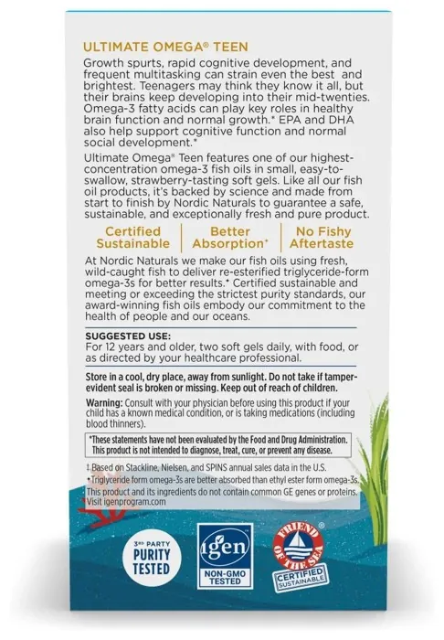 Ultimate Omega 2X Teen - 60 mini softgels
