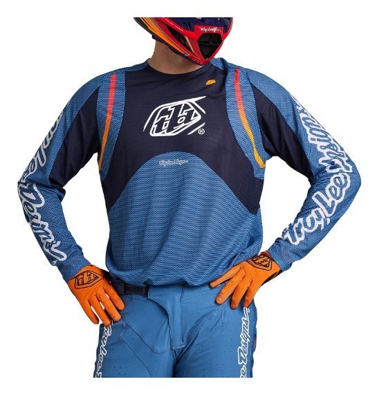 Мото джерси TLD SE PRO AIR JERSEY PINNED [BLUE] XL