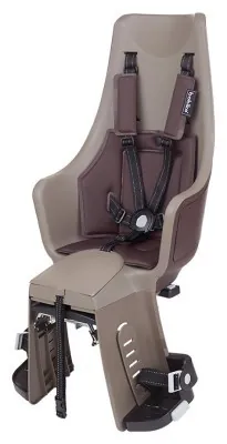 Дитяче велокрісло Bobike Exclusive maxi Plus Carrier LED / Toffee Brown