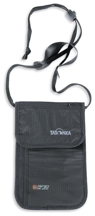 Кошелек нательный Tatonka Skin Neck Pouch RFID B, Black