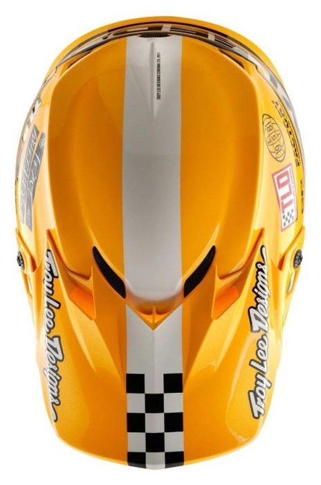 Мото шолом TLD GP PRO HELMET; FIFTY-50 [WHITE / GOLD] S