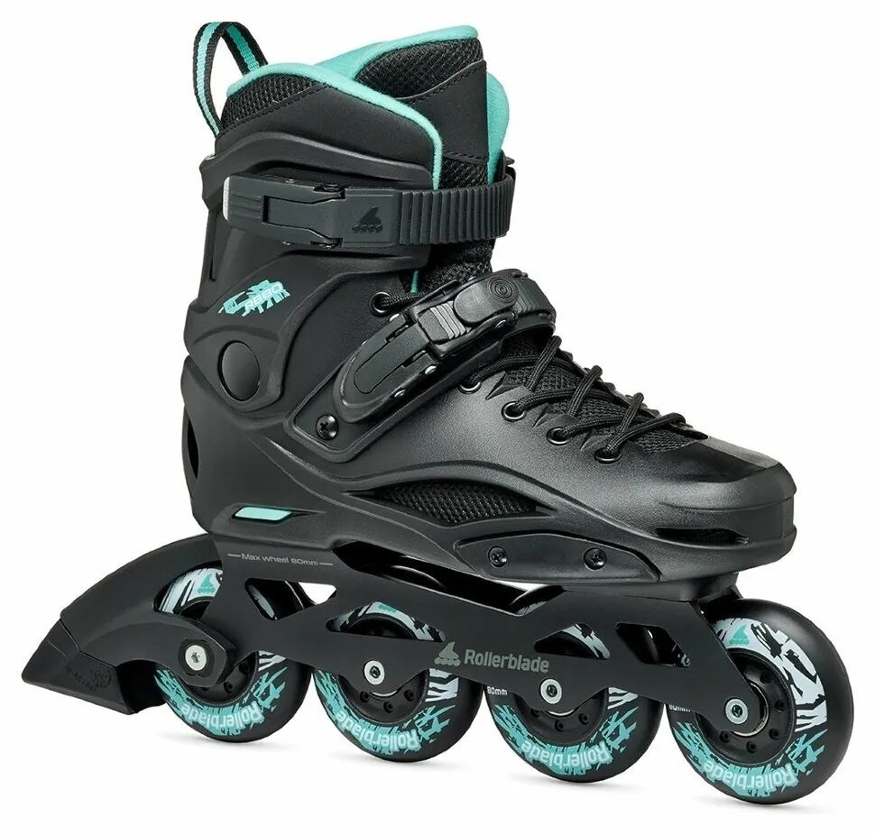 Ролики Rollerblade RB 80 W black-light blue (36,5)