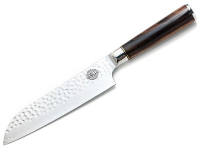 Профессиональный нож из дамасской стали Santoku 18 см GRILLI 88871