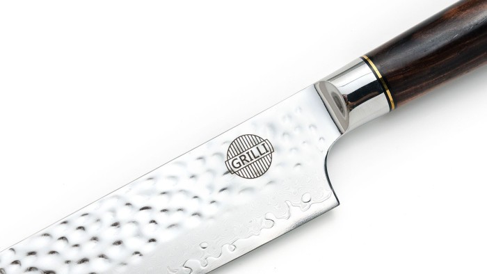 Профессиональный нож из дамасской стали Santoku 18 см GRILLI 88871