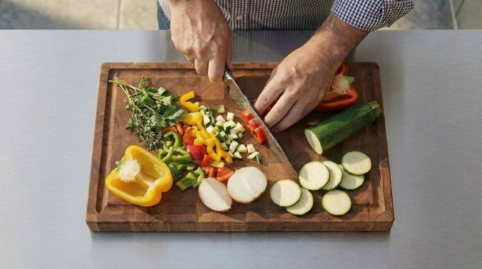 Профессиональный нож из дамасской стали Santoku 18 см GRILLI 88871