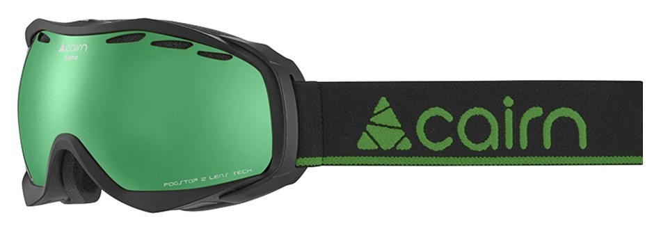 Маска Cairn Alpha SPX3 black-green mirror