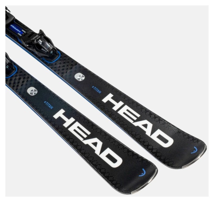 Лыжи горные HEAD ( 313285 ) Supershape e-Titan SW BB-PR + крепеж ( 100946 ) PRD 12 GW BR.95[F]m.bk 2026