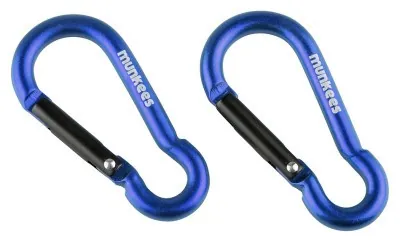 Munkees 3235 карабины Pear 5 mm x 50 mm 2-Pack dark blue