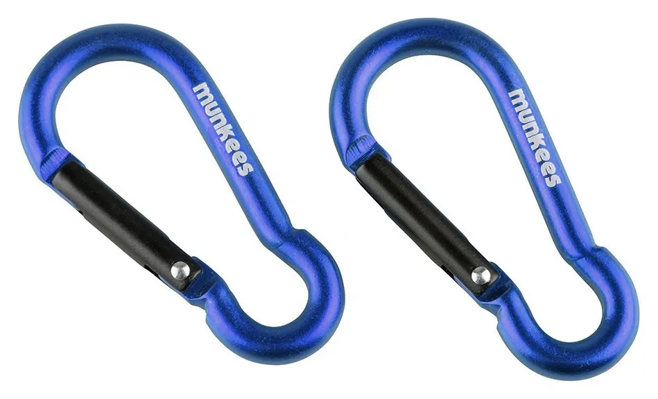 Munkees 3235 карабіни Pear 5 mm x 50 mm 2-Pack dark blue (3235-DB)