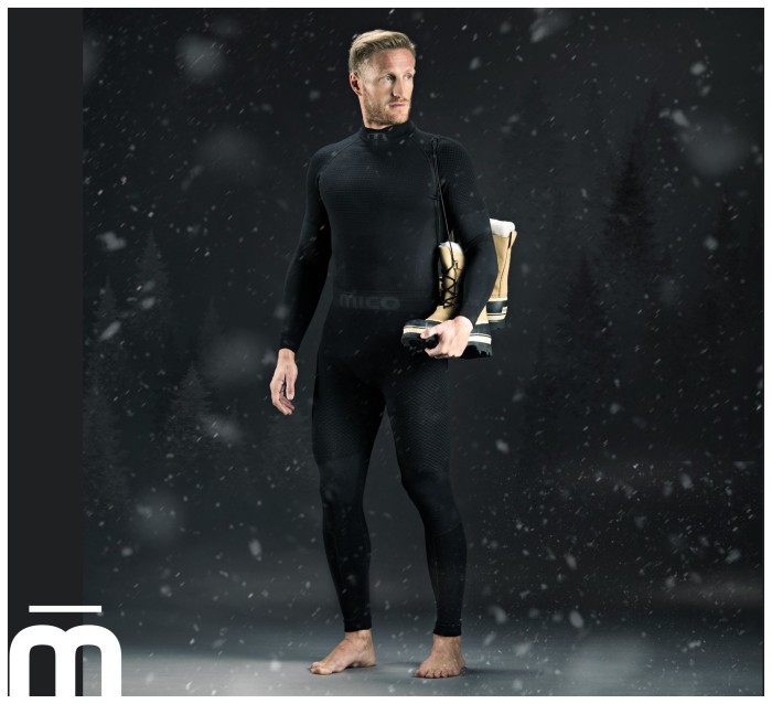 Термофутболка MICO ( IN01850 ) MAN L/SLVS R/NECK SHIRT WARM CONTROL 2022
