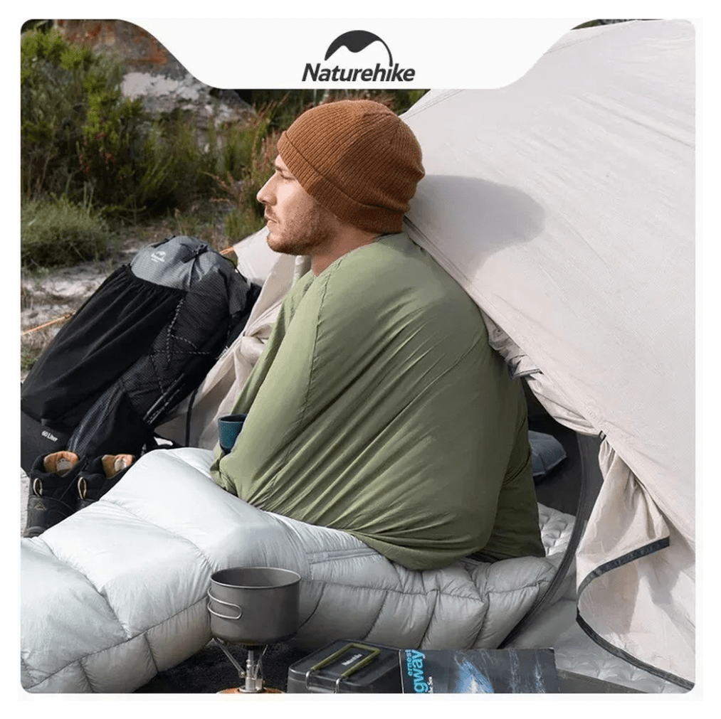 Підкладка для спального мішка Naturehike CNH22SD016, нейлон, сіро-блакитна