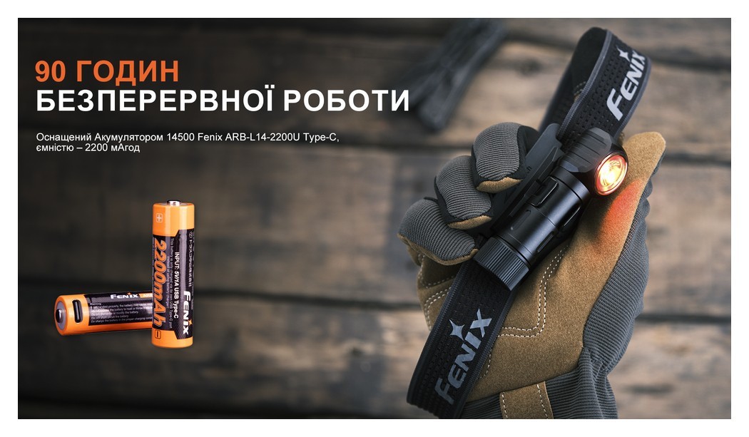 Ліхтар налобний тактичний з червоним світлом Fenix Scout (HM23 V2.0) | Лімітована серія, укр, укр