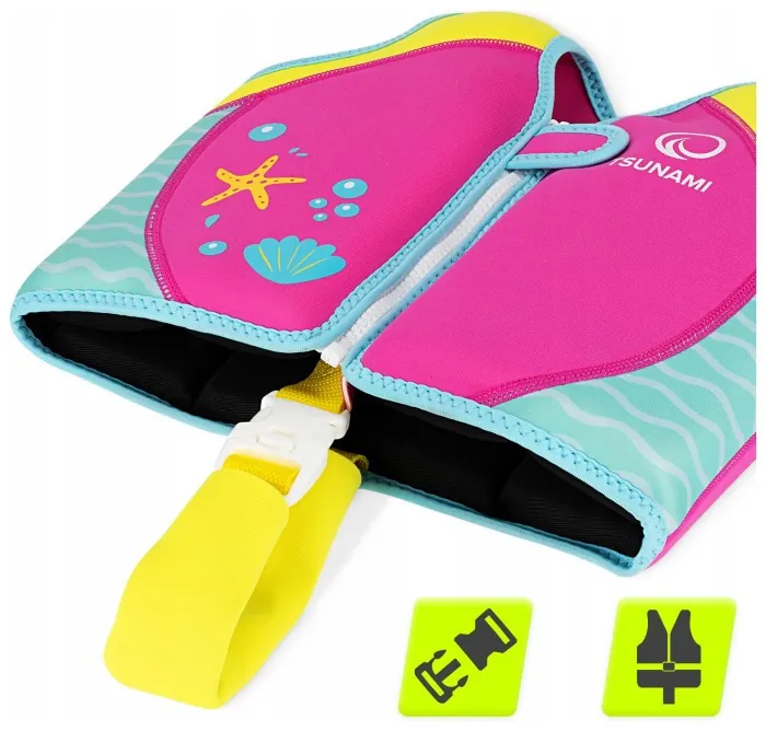 Жилет для плавания TSUNAMI детский 3-6 лет Pink (P-5905973406765)
