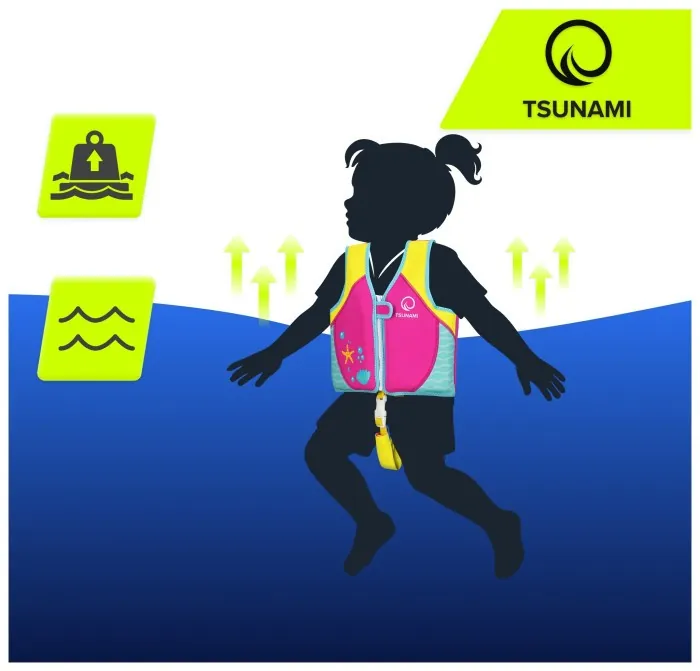 Жилет для плавания TSUNAMI детский 3-6 лет Pink (P-5905973406765)