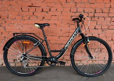 Велосипед жіночий міський 28" Avanti Blanco Alu 6 speed Black (2026)
