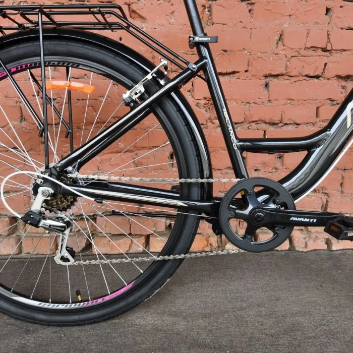 Велосипед жіночий міський 28" Avanti Blanco Alu 6 speed Black (2026)
