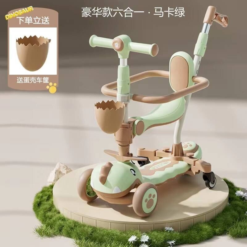 самокат Maraton CITY LINE X10, Зелений, укр, укр